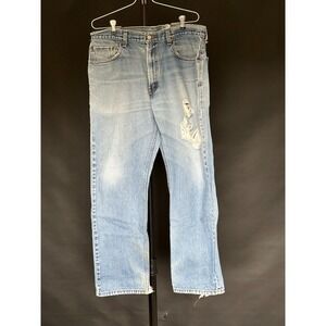 Levi's 505 Men Jeans 36/32 Vintage 2000's Distressed *Flaws Red Tab